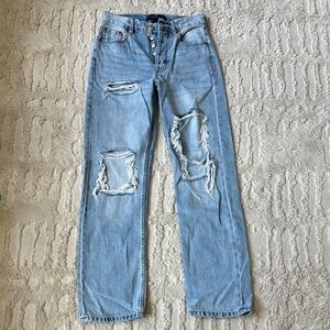 Aeropostale Light Blue Baggy Jeans